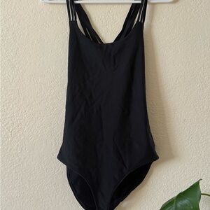 Black Strappy Swimsuit